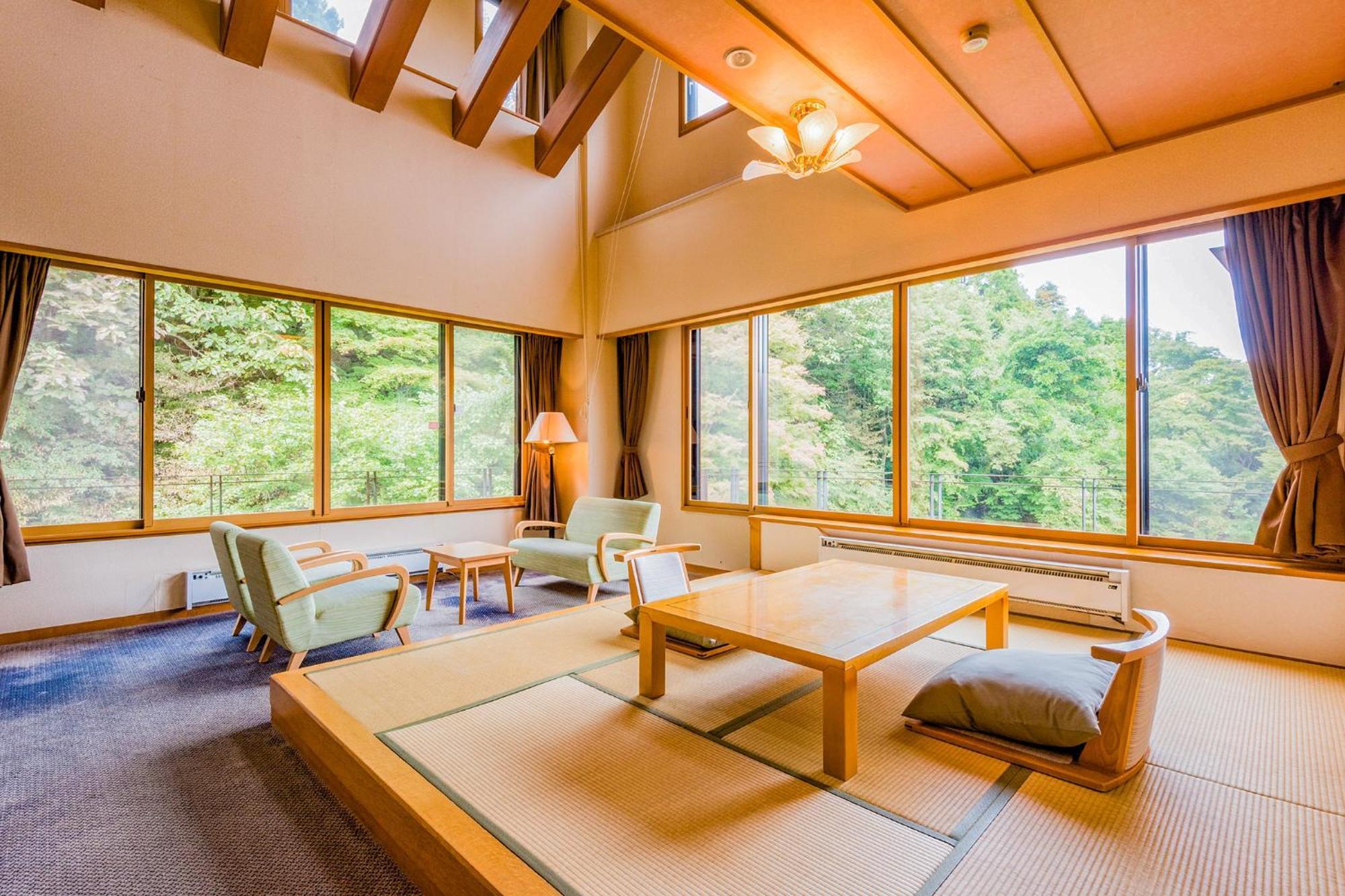 Ooedo Onsen Monogatari Ikaho Hotel Shibukawa Buitenkant foto